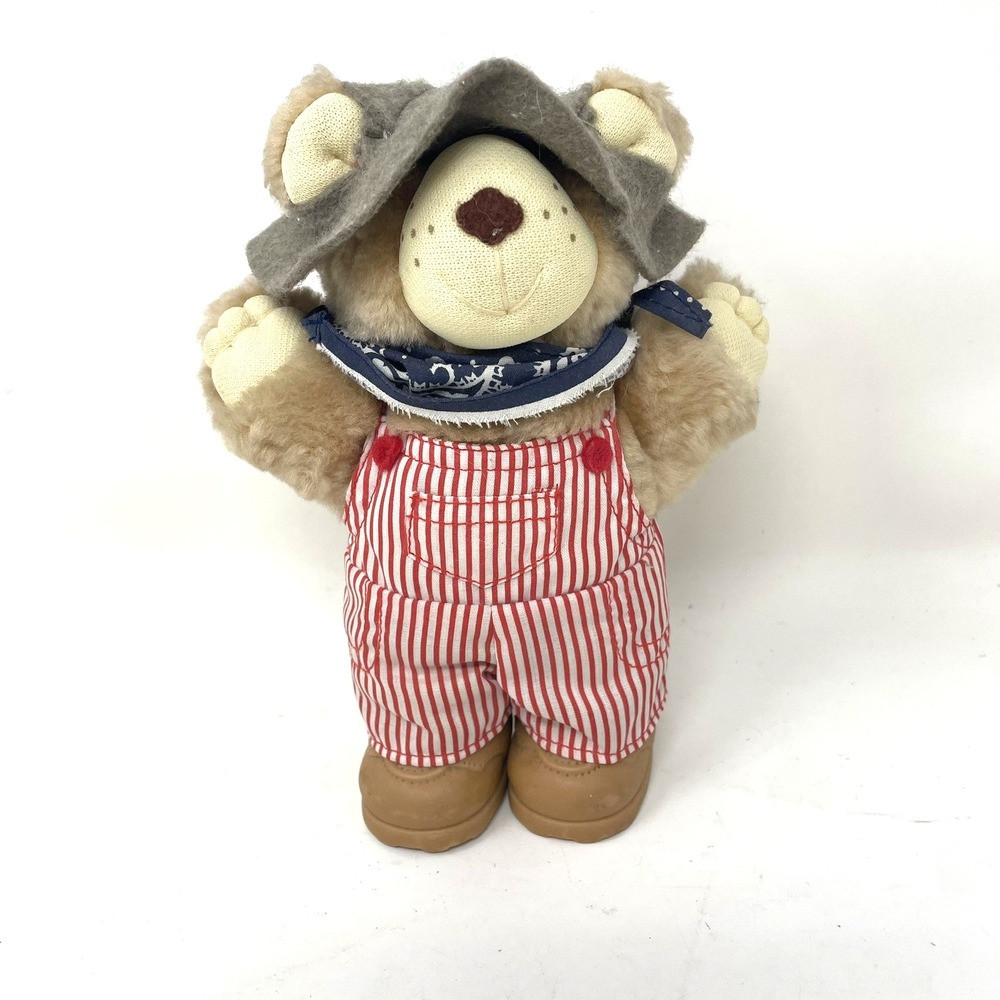 Vintage Farrell Furskins Bears 7" My Teddy Bear 1986 Plush Stuffed Animal Euc